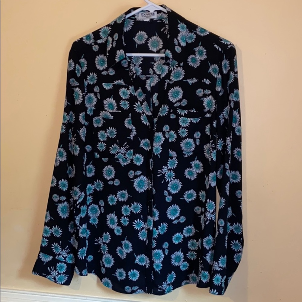 Express portofino button down shirt slim fit